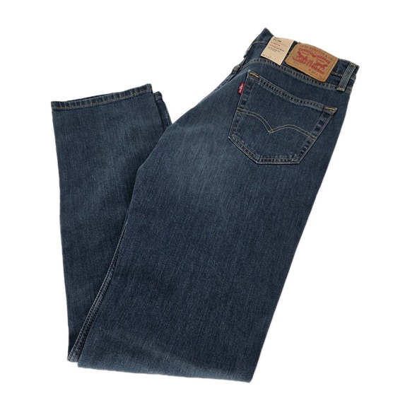 Levi 511 Slim Fit Mens 33 x 34 Jeans Mid Wash Stretch Denim Classic City New - Picture 6 of 8